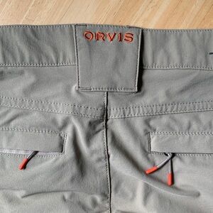 Orvis Tan Athletic Pants with Elastic Waistband Sz 34W/34L